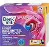 Générique Colorwaschmittel 3in1 Aktiv Caps, 22 Wl - Marchio DM Germania - Compatibile con Denkmit - Detersivo per bucato colorato 3 tappi attivi in-1, 22 Wl