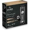GA.MA Italy Professional - Rocket GT, Trimmer Professionale Ultracompatto, Lama T-Blade 0,1 mm, Motore Turbo 6300 RPM, Rasoio Cord-Cordless, Batteria al Litio 120 Min, Idea Regalo Uomo