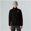 The North Face Pile Glacier 1/4 Zip Black da Uomo