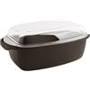 Sambonet Rock'N'Rose Sambonet Röstpfanne 32 cm mD Aluminium schwarz 51025-32
