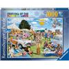 Ravensburger Spielverlag RAVENSBURGER Puzzle del Festival dei bambini in fiore 1000 pezzi