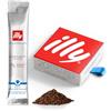 illy Bustine di caffè istantaneo decaffeinato decaffeinato (20 porzioni) | Bastoncini di caffè istantaneo decaffeinato 100% Arabica | Intensità media tostata 5/9 | Bustine di caffè confezionate