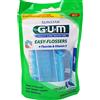 GUM Filo Interdentale Easy Flossers Forcella Monouso, 12 confezioni con 30 pezzi ciascuna