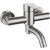 perfk Rubinetto Miscelatore Doccia di Installazione 13-17 Cm Valvola Miscelatrice Vasca Da Bagno Rubinetto Caldo