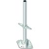 Scafom-rux piedi regolabili ponteggio - [Lunghezza 50 cm] piedini regolabili per ponteggi - piede per ponteggio - piede ponteggio - piede per impalcature - piede regolabile per ponteggio