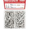 Newdeli 60 paia di connettori Deutsch con contatti stampati, misura 16, kit di connettori a perno a cilindro aperto per cavo 14-18AWG, connettori maschio 1060-16-0122 e contatti femmina 1062-16-0122