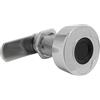 Ciounmb Serratura per impronte digitali, Smart Fingerprint Lock, serratura elettronica, serratura per porta, senza trasformazione, per cassetti, armadi, porte (argento, 30 mm)