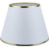 Sinta Paralume Tessuto Coolie Moderno Rilancio Lampada da tavolo E14/E27 Lampada da comodino Lampada da parete Paralume, Ø8.6/22cm,Orlo Dorato