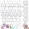 Siebkorb Kit da 25 pezzi, kit per creare squishy fai da te con burro di formaggio, mango e arachidi, kit per creare palline antistress ASMR con spine, pompa ad aria e strumento di espansione (25 pezzi)