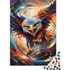 E1Q7R5V8 1000 pezzi Mini Puzzle Aquila per Adulti | 38x26cm Cartone, Decorazione Casa, Taglio Preciso, Regalo Compleanno, Relax Spirito