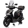 Tecnobike Shop Moto Elettrica per Bambini Moto Honda SH 125 Luci LED Suoni Mp3 (Nero)