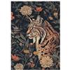 E1Q7R5V8 1000 pezzi Mini Puzzle Lynx Fiori per Adulti | 38 x 26 cm Cartone Decorazione Soggiorno Taglio Preciso Regalo Compleanno Rilassato