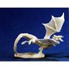REAPER Pechetruite 1 x Dragon HATCHLING Black - Reaper Bones Miniatura per Gioco di Ruolo Guerra - 77273