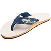 Rainbow Sandals Cinghie da pesca da uomo in canapa monostrato con arco plantare
