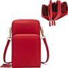 myfriday Piccola borsa del telefono cellulare a tracolla per le donne, mini borsa a tracolla a tracolla con slot per carte di credito
