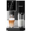Cecotec Macchina da Caffè Superautomatica Cremmaet Compactccino Black Silver. 1450W, Superautomatica, 19 Bar, Thermoblock, Serbatoio Caffè 150g, Serbatoio Acqua 1,1L, Pulizia Automatica