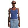 G-Star Spaghetti Strap Rib Top Wmn T-Shirt Donna