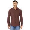 Amazon Essentials Camicia di Flanella a Maniche Lunghe Slim-Fit a Due tasche a Quadri Uomo