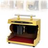 Generic Lucidatrice automatica per scarpe, macchina elettrica per lucidare scarpe con sensore, doppie spazzole e dispenser di lucidatura, per casa, hotel, ingresso
