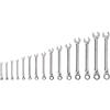 TEKTON Set di chiavi a cricchetto reversibili a 12 angoli, 15 pezzi (6-24 mm), WRC94001