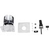 Zenthia Base trasparente per router RT0701C WU601, base regolabile per fresatrice per legno con viti