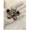 Chanel Spilla Chanel Gripoix inutilizzata accessori donna Coco Mark rotonda multicolore