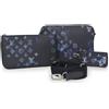 Louis Vuitton Borsa a tracolla Louis Vuitton Virgil Abloh acquerello monogramma trio messenger