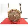 GUCCI Borsa a tracolla rotonda micro GG Topolino 603938 PVC marrone oro donna