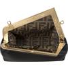 Fendi Borsa a tracolla Fendi First Small Pochette Nera Nappa Pelle di Agnello 2 Vie...