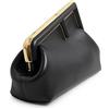 Fendi Borsa a tracolla pochette Fendi First Small nera 2WAY tracolla nappa pelle oro