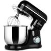 Kitchen in the box Impastatrice Planetaria, 3,5L Piccolo Planetaria Professionale, 10 Velocità Impastatrice Pizza con Uncino Impastatore, Mescolatore &Frusta Sbattitric (Nero)