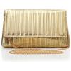 BABEYOND Pochette da donna - Borsa da sera pieghettata con patta pochette per feste formali, cocktail, balli studenteschi, matrimoni