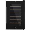LES PETITS CHAMPS 28 Bottle Cantinetta per vino CAVCB28 Black Edition, 70L, 6 ripiani, regolabile da 11 a 18°C, raffreddamento termoelettrico, design elegante, LED, anti-UV