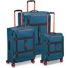R Roncato Roncato NORWAY SET VALIGIE (Grande, Medio, Cabina) - Blu Denim