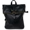 Emila Zaino nero da viaggio vintage zainetto unisex uomo donna a sacca tempo libero casual elegante per universita gita passeggio scuola ufficio lavoro leggero Nero