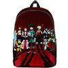 Zhongkaihua My Hero Academia Zaino 3D Bakugou Katsuki Cosplay Zaino Midoriya Izuku Scuola Studenti Borsa per Computer Casual Daypacks per Outdoor Viaggi Ufficio