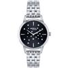 Breil, Orologio Donna, Cronografo in Acciaio | Collezione Twinkle Sky, Quadrante Nero Sunray, Cristalli, Chiusura Déployante, Resistente All'Acqua, Idee Regalo Donna