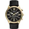 FOSSIL Flynn BQ2823 Orologio da Polso al Quarzo Cronografo Uomo Diametro Cassa 48mm Oro/Nero, Oro/Nero, BQ2823-AMZUK