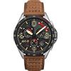 AVI-8 P-51 mustang blakeslee orologio Uomo Analogico Al quarzo con cinturino in Pelle di vitello AV-4077-02