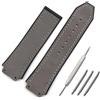AJASMKLX Orologio da uomo cinturino accessori for orologi cinturino in pelle 19mmx25mm adatto for HUBLOT serie big bang cinturino in gomma sportivo impermeabile femminile(Style 6)