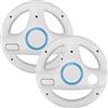 LS 2 x Volante da corsa bianco compatibile con console Nintendo Wii Wii-u