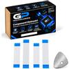 GP Technologies Cavo Flessibile Trigger R2 L2 L1 R1 per PS5 versione V2 | Vibrazione Inclusa, Ricambio Elettronico, Facile Installazione, Componenti Testati, Set da 4 Cavi