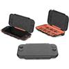 Linhexis Custodia per schede di gioco in ABS con 14 slot per Nintendo | Contiene 14 cartucce di gioco, slot organizzati, facile accesso, design compatto, finitura nera e blu