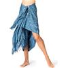 PANASIAM Pareo Starlit - Pareo coprente L & XXL - Copricostume mare | Per donna & uomo, Gonna a portafoglio, Abito da spiaggia o copricostume, 100% viscosa, Tinto a mano, Pareo XL, Telo mare