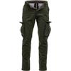 Instinct Pantaloni Uomo Cargo Tasche Laterali Tasconi Multitasche Militari | Pantalone tasconati slim fit autunno inverno cotone stile esercito, gamba dritta lunghi per lavoro, trekking, casual, robusti