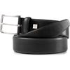 PIQUADRO - Cintura con Fibbia ad Ardiglione - Uomo - Nero | In pelle, Look elegante, Uso quotidiano, Abbinabile a ogni outfit