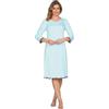 e.Femme® Marion 944 - Camicia da Notte da Donna a Maniche Lunghe, a 3/4, in 50% Cotone e 50% Modal