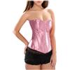 Generico Corsetto Donna Overbust Elegante Vestito Sexy Gothic Costume Corsetto Rosso | corsetti Stringivita Top Pizzo Ideale Per Fiere Rinascimentali, Costumi Da Pirata, Halloween E Feste