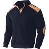 Prhicd Felpa da Uomo Senza Cappuccio Maglia Manica Lunga Elegante Mezze Stagioni | Autunno Inverno Maglia Manica Lunga con Cerniera Elegante Taglie Forti Giacca Sweatshirt Felpe da Lavoro Top Casual Comoda