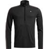 Ortovox Rock'n'Wool 185 Rock'n'Wool - Maglia intima da sci alpinismo in lana merino, con zip a un quarto e comfort elasticizzato